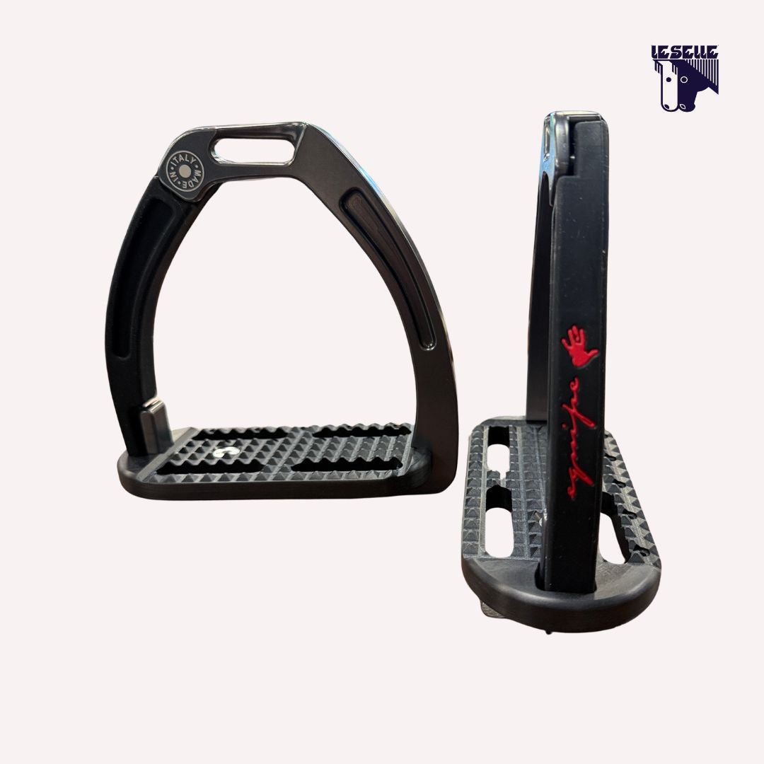 STAFFA DI SICUREZZA EQUIPE - TITANIO/NERO