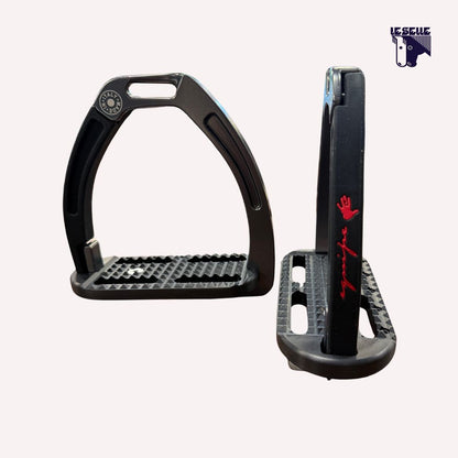 STAFFA DI SICUREZZA EQUIPE - TITANIO/NERO