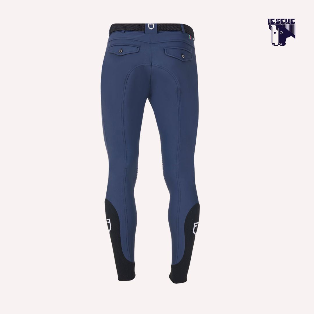 PANTALONI GRIP AL GINOCCHIO EQUESTRO PER FISE - BLU