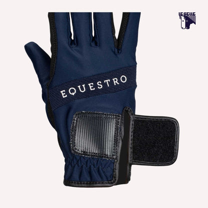 GUANTI UNISEX IN TESSUTO TECNICO EQUESTRO - BLU