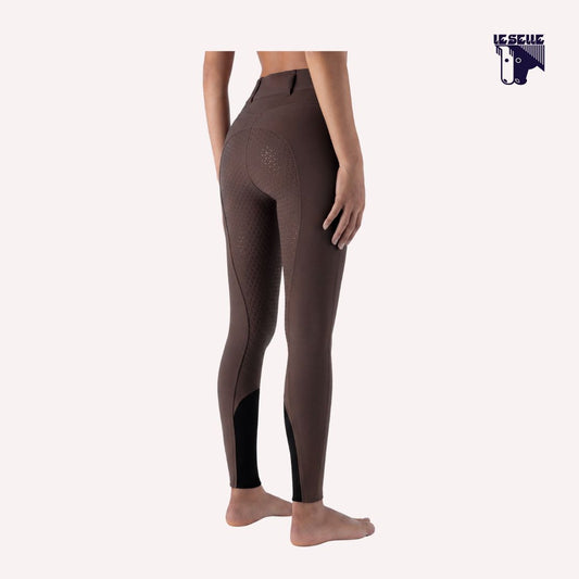 PANTALONI EQUILINE CRYSTALEF - CACAO