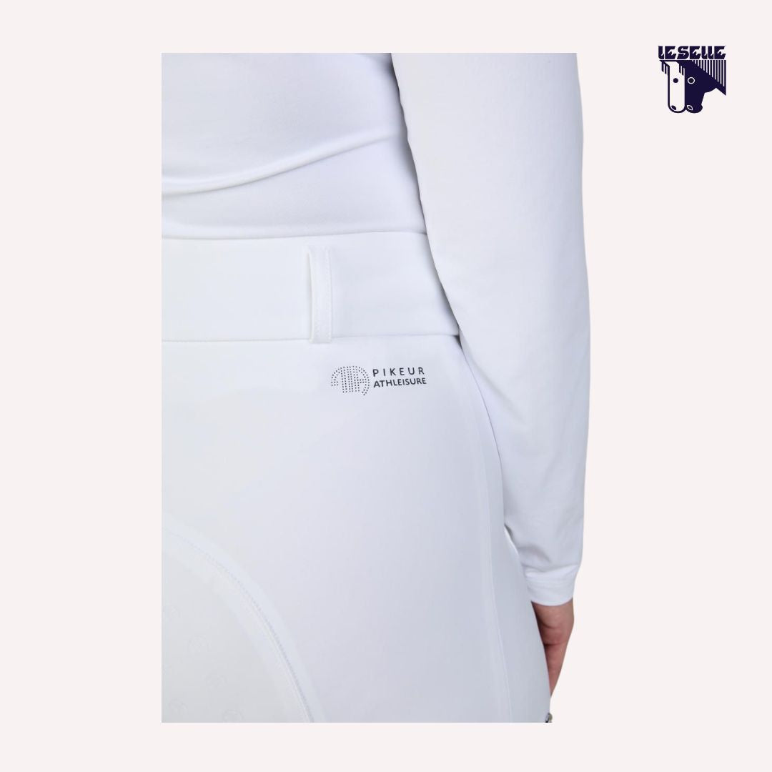 PANTALONI PIKEUR AMIA - BIANCO