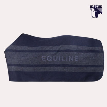 COPERTA IN LANA EQUILINE COLANA - BLU
