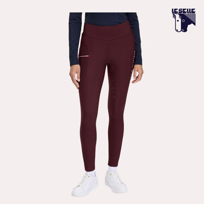 LEGGINGS INVERNALI TOMMY HILFIGER ELMIRA - DEEP BURGUNDY