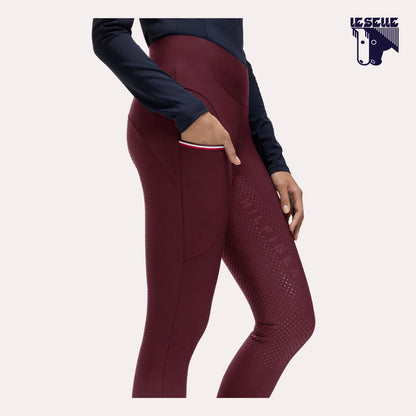 LEGGINGS INVERNALI TOMMY HILFIGER ELMIRA - DEEP BURGUNDY