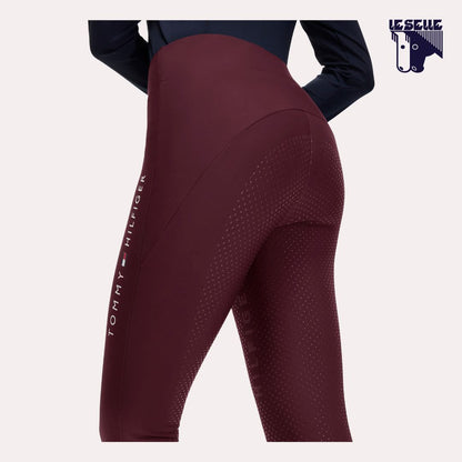 LEGGINGS INVERNALI TOMMY HILFIGER ELMIRA - DEEP BURGUNDY