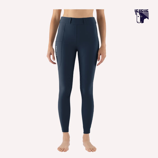 LEGGINGS EQUILINE EQCLESSK - BLU