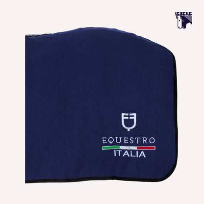 COPERTA IN PILE EQUESTRO X FISE - BLU