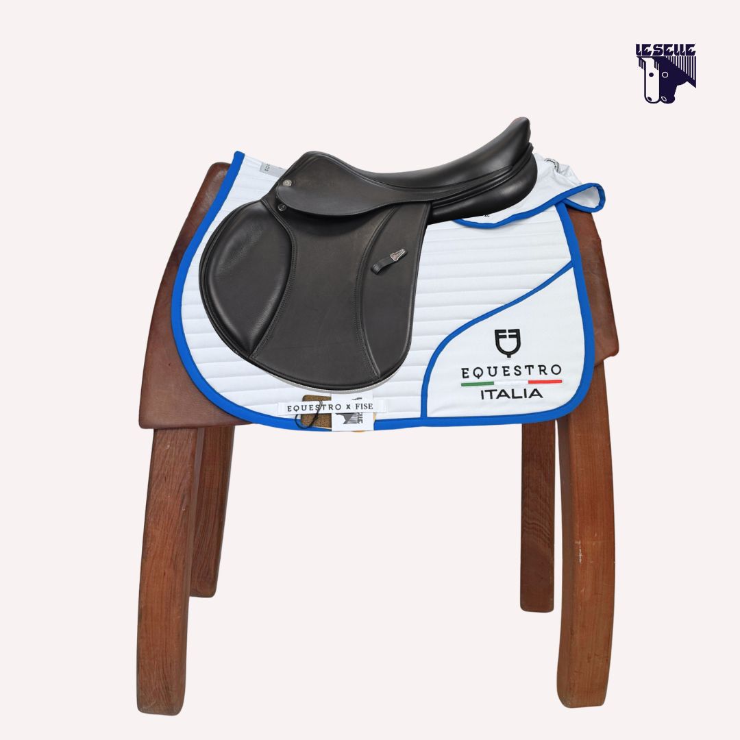 SOTTOSELLA E CUFFIETTA EQUESTRO X FISE - BIANCO