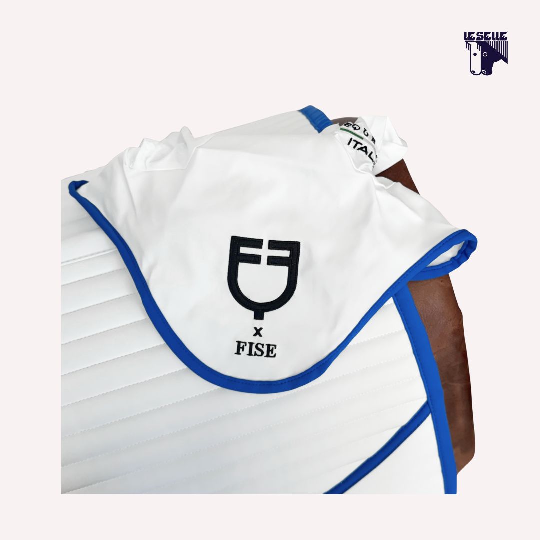 SOTTOSELLA E CUFFIETTA EQUESTRO X FISE - BIANCO