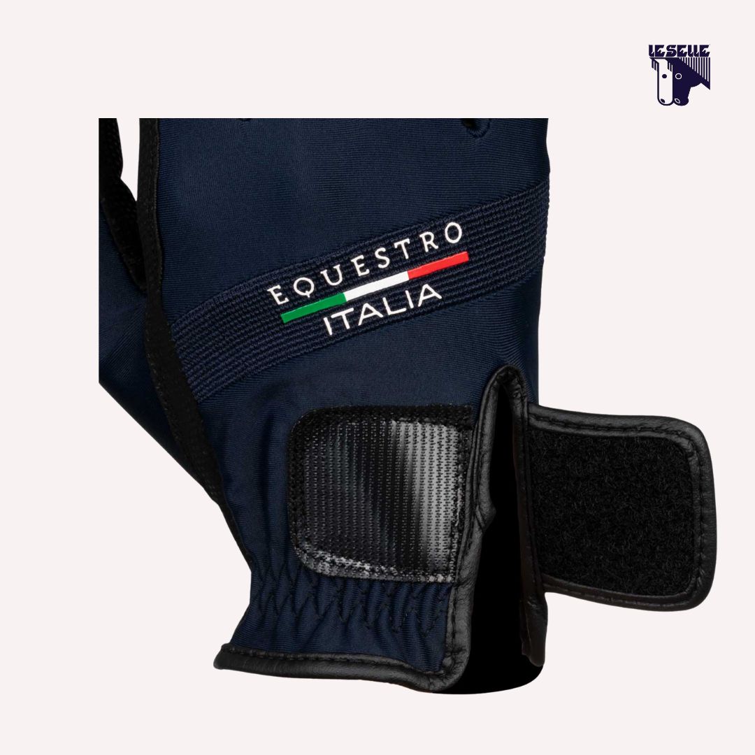 GUANTI EQUESTRO X FISE - BLU