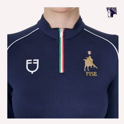TRAINING TOP EQUESTRO X FISE - BLU