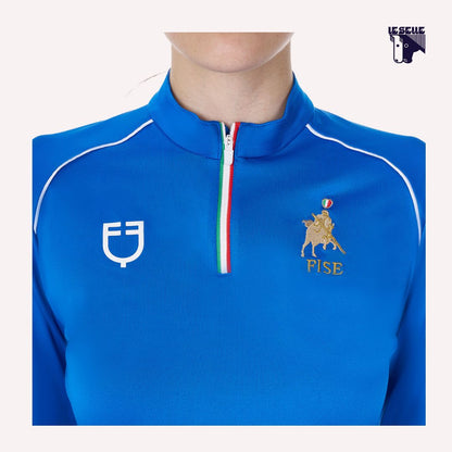 TRAINING TOP EQUESTRO X FISE - AZZURRO SAVOIA