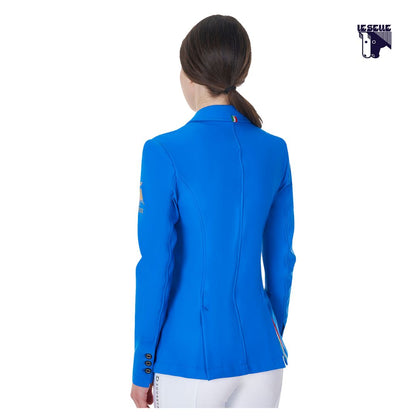 GIACCA DA CONCORSO EQUESTRO X FISE - AZZURRO SAVOIA