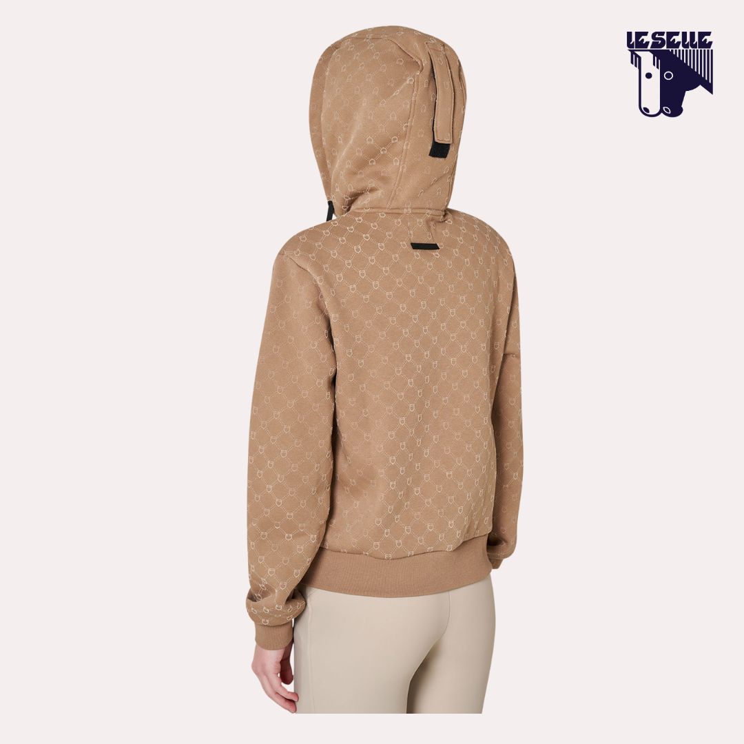 FELPA EQUESTRO MULTILOGO - BEIGE