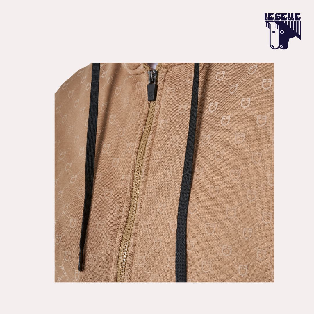 FELPA EQUESTRO MULTILOGO - BEIGE