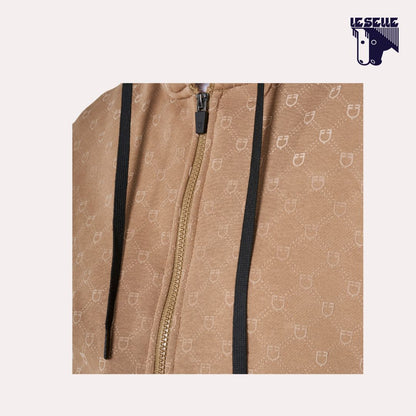 FELPA EQUESTRO MULTILOGO - BEIGE
