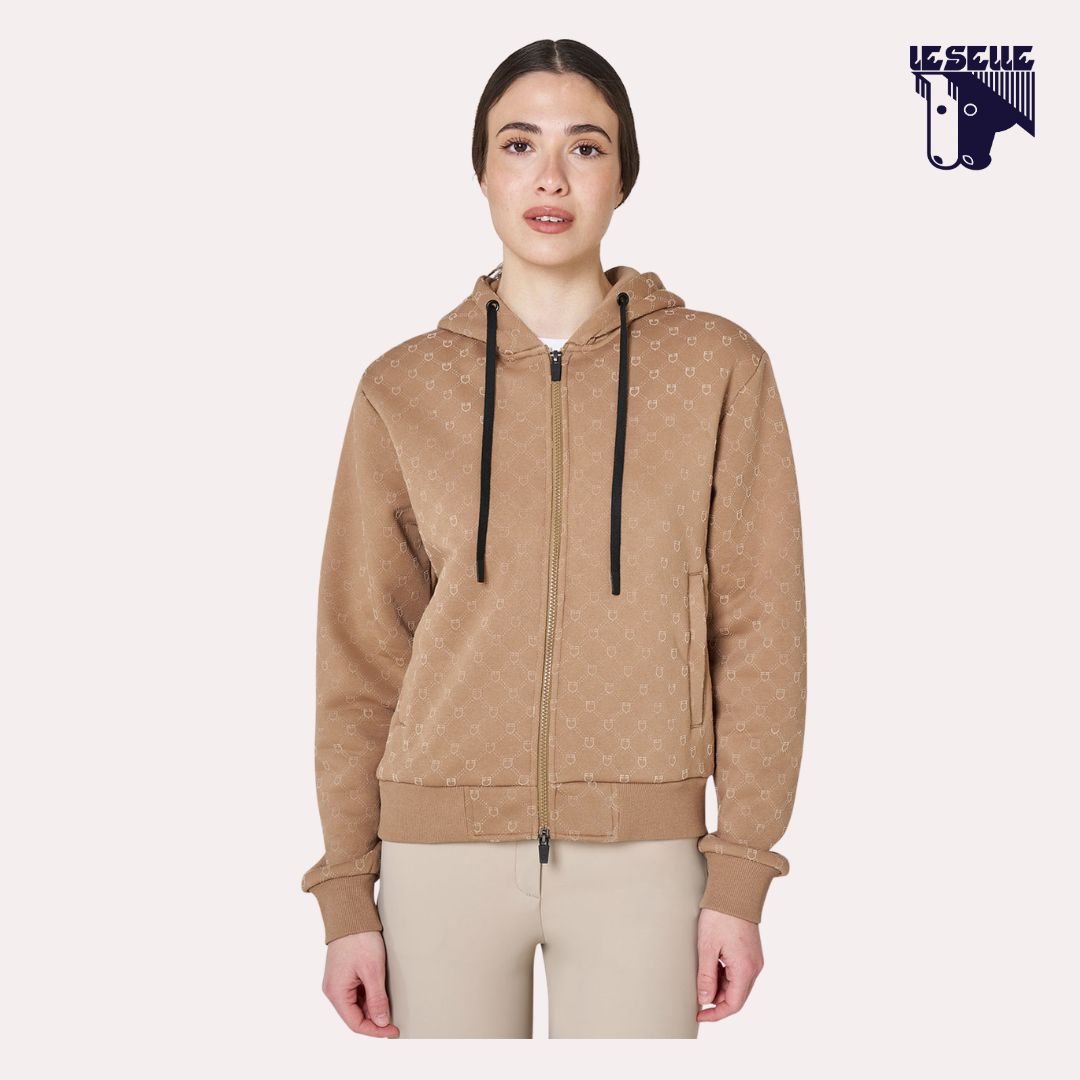 FELPA EQUESTRO MULTILOGO - BEIGE