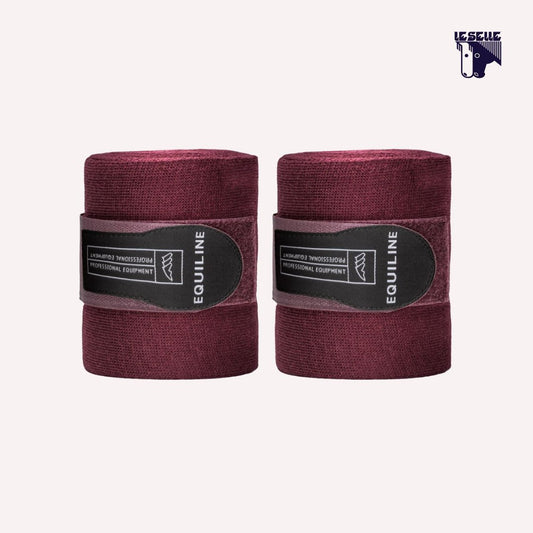 FASCE DA RIPOSO SET 2PZ EQUILINE - BORDEAUX