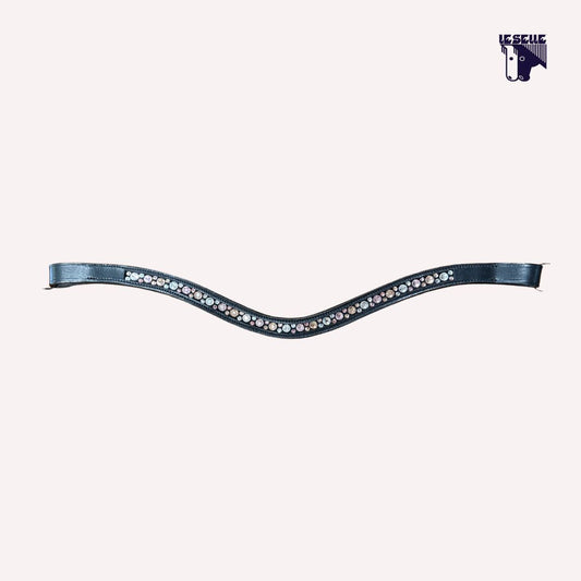FRONTALINO SILVERLINE TACK - ROSA&AZZURRO