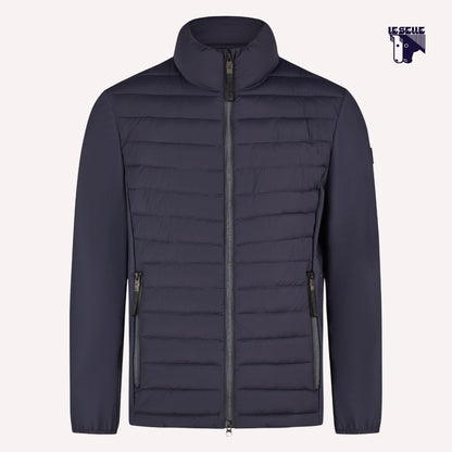 PIUMINO PIKEUR HYBRID - BLU NAVY