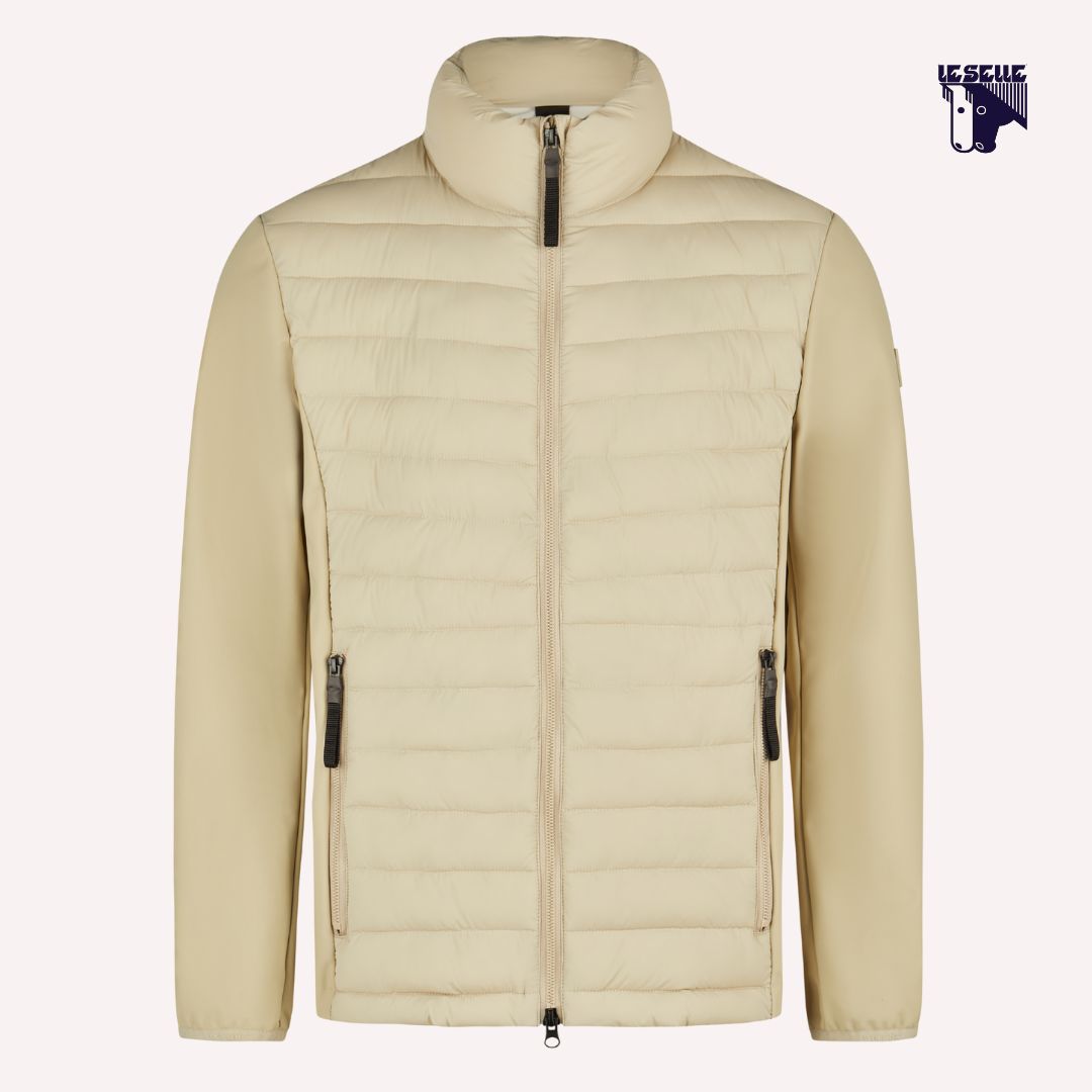 PIUMINO PIKEUR HYBRID - BEIGE