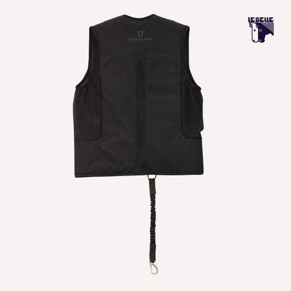 GILET AIRBAG CON PROTEZIONE POSTERIORE LIVELLO 2 EQUESTRO - NERO