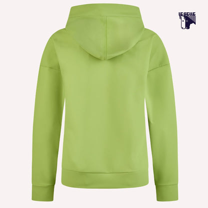 FELPA PIKEUR HOODY - LIME