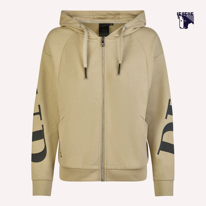 FELPA PIKEUR HOODY - BEIGE