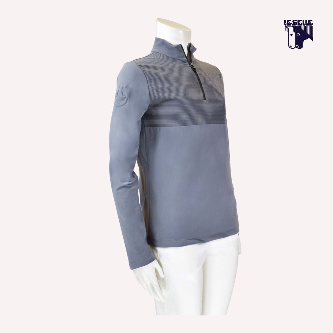 POLO TECNICA JERSEY FLEECE CAVALLERIA TOSCANA - GRIGIO