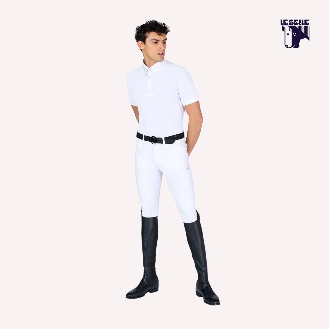 POLO BUDONI DA COMPETIZIONE VESTRUM - BIANCO