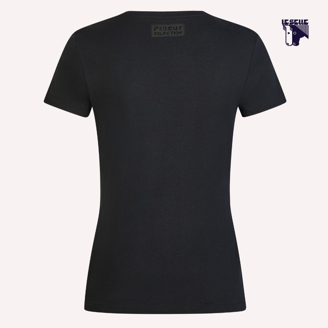 T-SHIRT PIKEUR IN COTONE - NERO