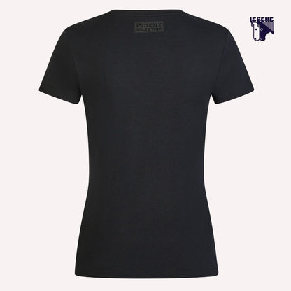 T-SHIRT PIKEUR IN COTONE - NERO