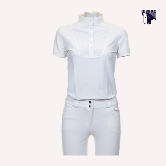 POLO ESTER SARM HIPPIQUE - BIANCO