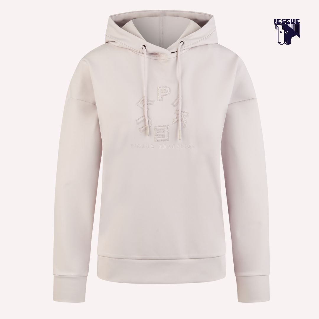 FELPA PIKEUR  HOODY- GESSO
