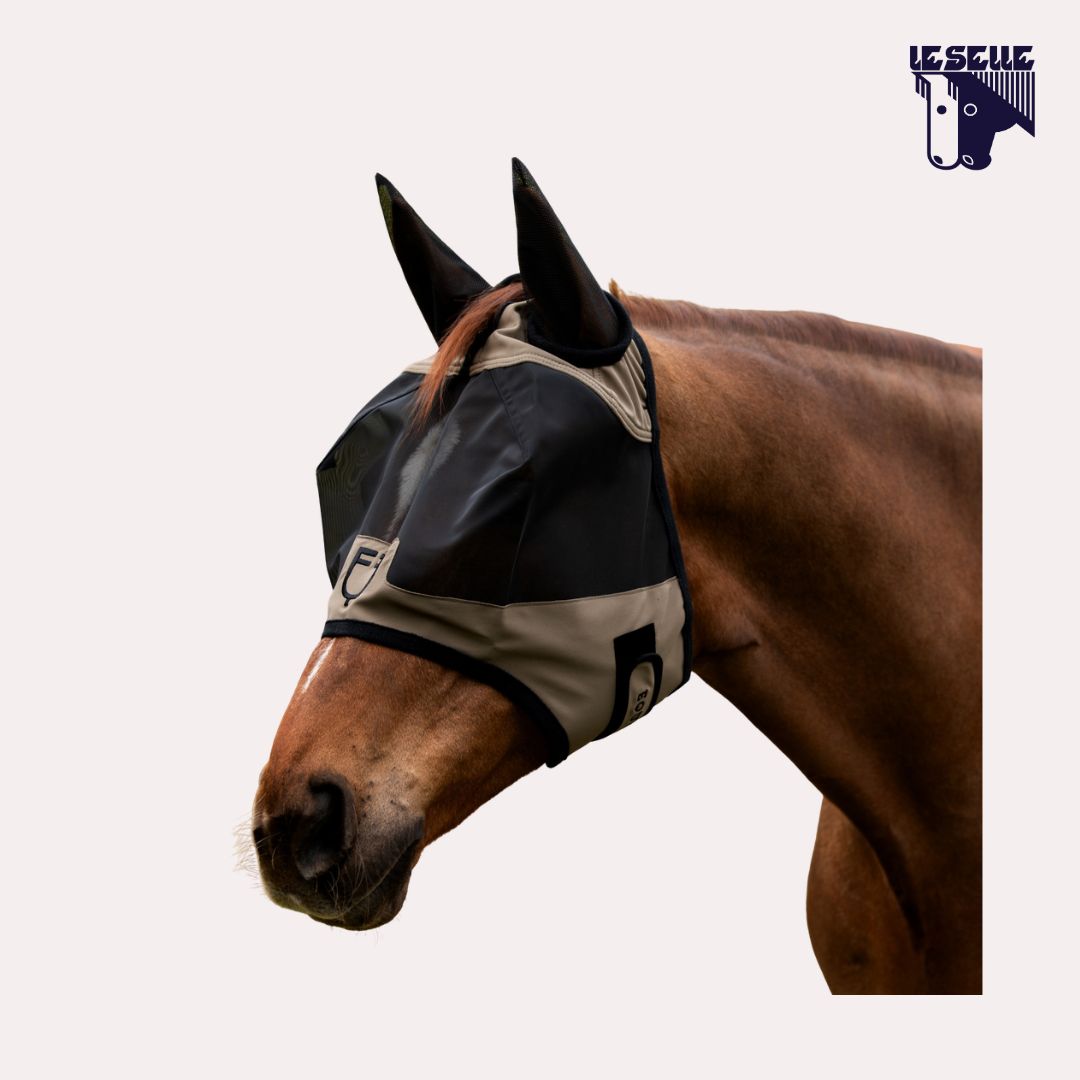 MASCHERA ANTIMOSCHE EQUESTRO - BEIGE