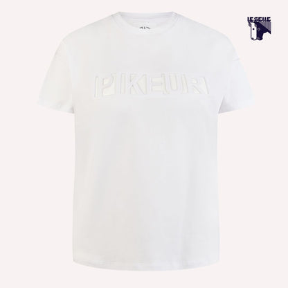 T-SHIRT PIKEUR OVERSIZE - BIANCO
