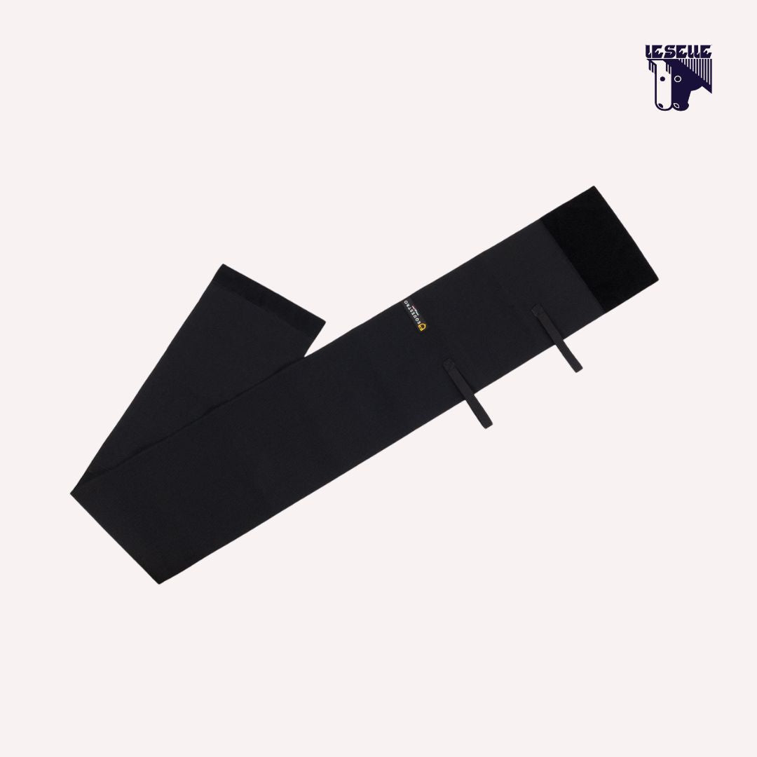 FASCIA DI RISPETTO ELASTICA E TRASPIRANTE EQUESTRO - NERO