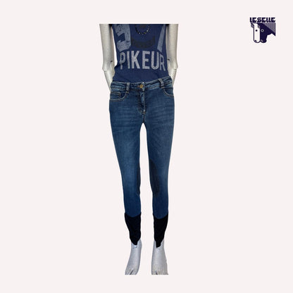 JEANS NECI GRIP AL GINOCCHIO ANIMO - DENIM