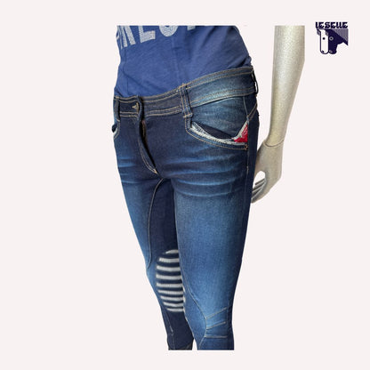 JEANS GRIP AL GINOCCHIO ANIMO - DENIM