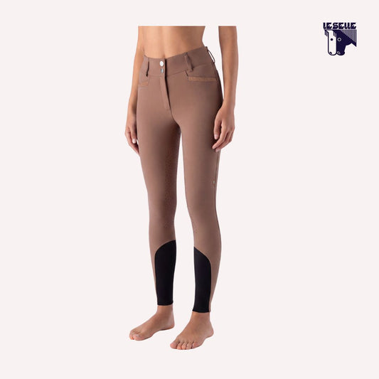 PANTALONI EQUILINE CRYSTALEF - MOUSSE