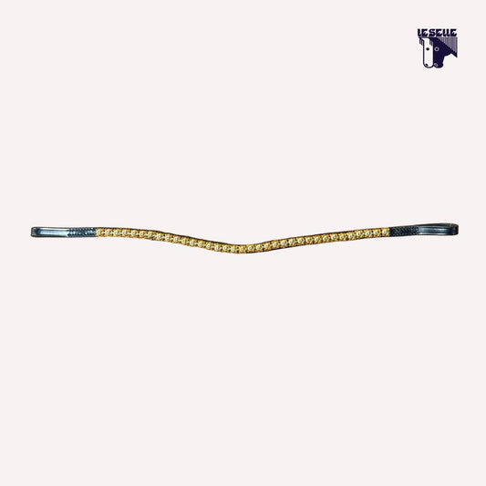 FRONTALINO SILVERLINE TACK - PERLE ORO