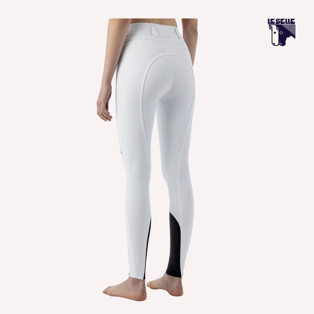 PANTALONI  CRYSTALEF EQUILINE - BIANCO