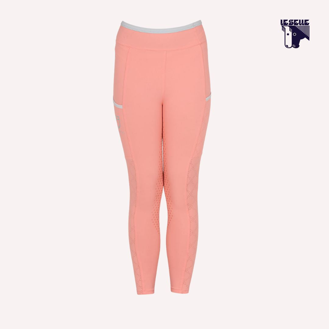 LEGGINGS BAMBINA CON DECORAZIONI FLOREALI EQUESTRO - FLOREALE