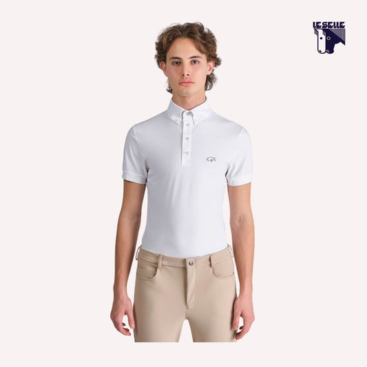 POLO MIRKO DA GARA SARM HIPPIQUE - BIANCO