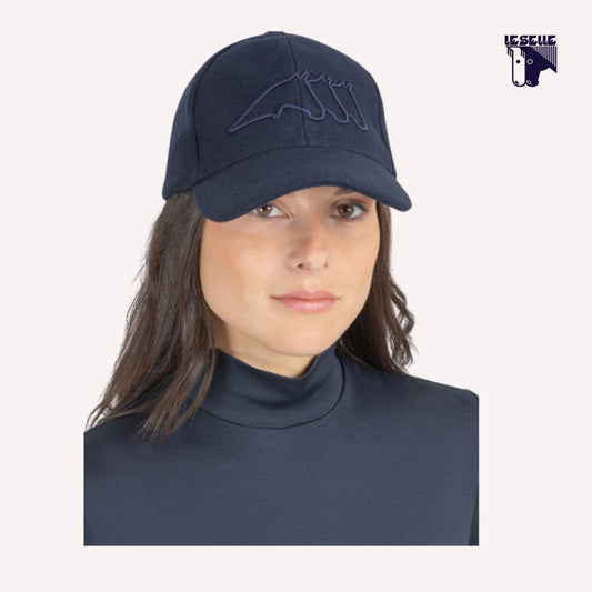 CAPPELLINO JORG IN LANA EQUILINE - BLU