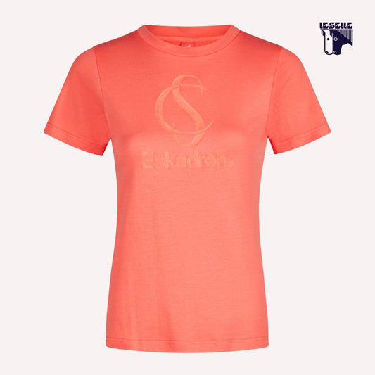 T-SHIRT ESKADRON MEZZA MANICA  - ARANCIO