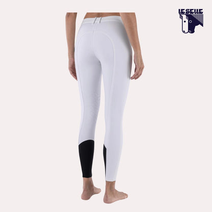 PANTALONI CORNEK GRIP AL GINOCCHIO EQUILINE - BIANCO