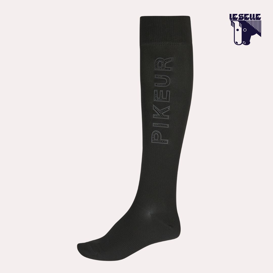 CALZINI PIKEUR KNEE SOCKS STUD SELECTION - NERO