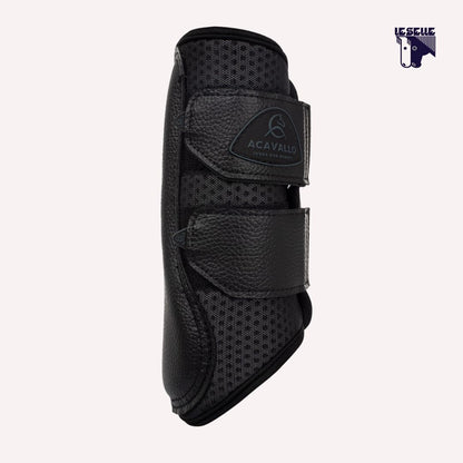 STINCHIERE ANTERIORI NEOPRENE TRAFORATO ACAVALLO - NERO